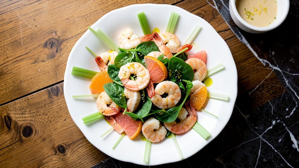 Citrus Shrimp Salad Recipe: Bright Zing With Crisp Celery Crowns