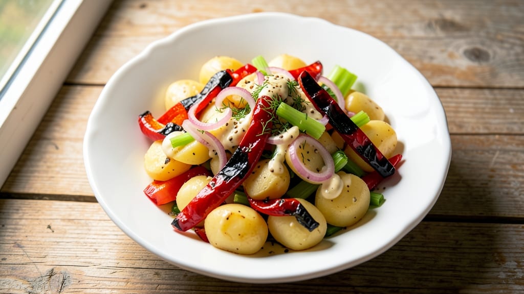 Sweet Peppers and Deli Potato Salad Recipe: Sweet-Tangy Twist on a Classic