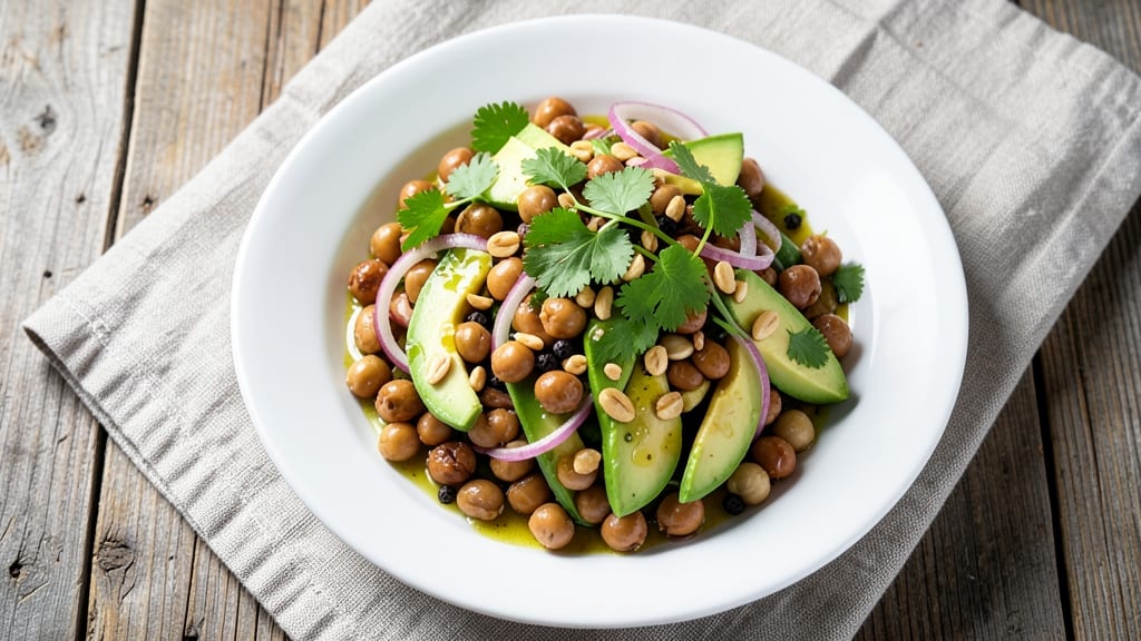 Chickpea Salad With Cilantro Recipe: Zesty Herb Crunch Without Mayo