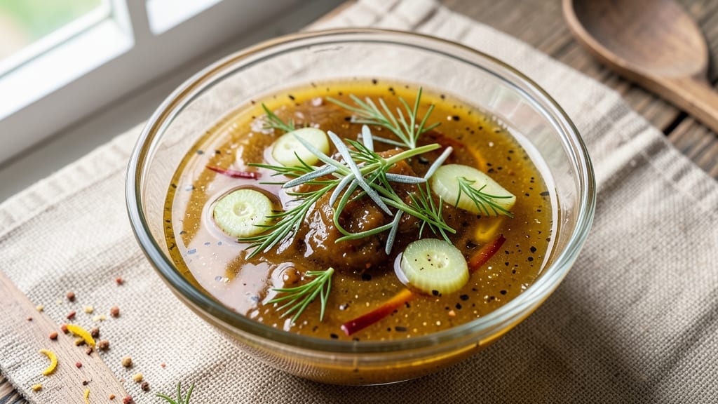 Carmine's Salad Dressing Recipe: Bold Herb Vinaigrette With Celery Crown Crunch