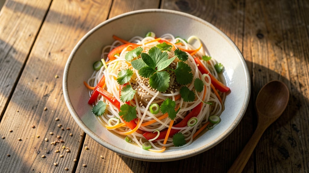 Cold Vermicelli Noodle Salad Recipe: Vietnamese-Inspired Crunch and Herb Freshness