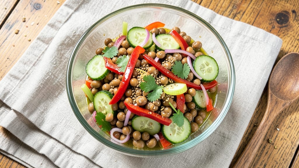 Cold Black Eyed Pea Salad Recipe: Smoky Paprika and Herb Zing in 15 Minutes