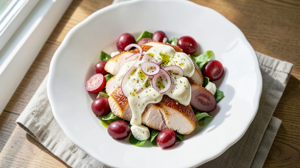 Chicken Salad Recipe with Cream Cheese and Grapes: Sweet-Tart Balance That Stays Fresh for Days