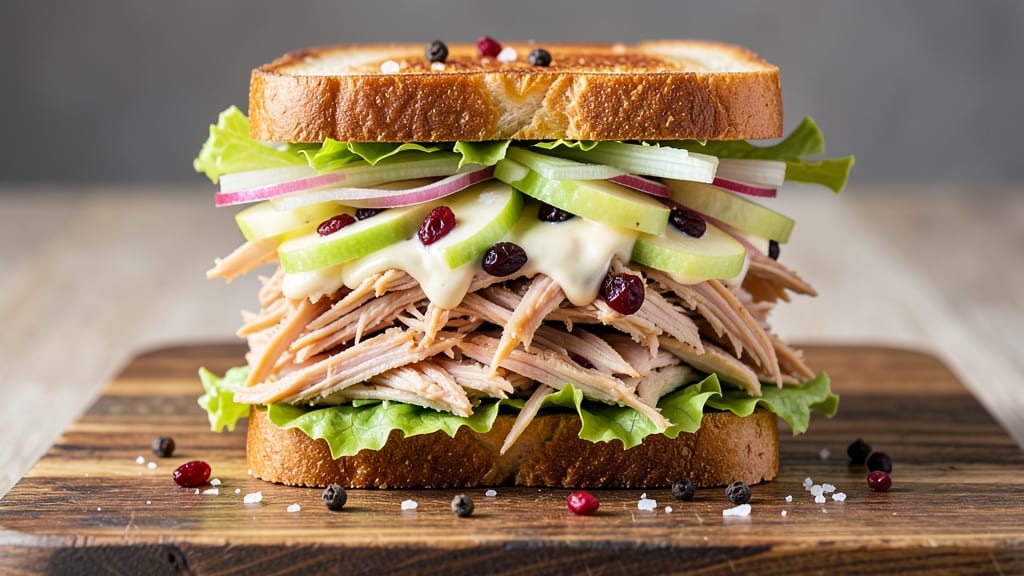 Chicken Salad Sandwich Recipe with Apples and Cranberries: Tart-Sweet Crunch That Stays Fresh All Week