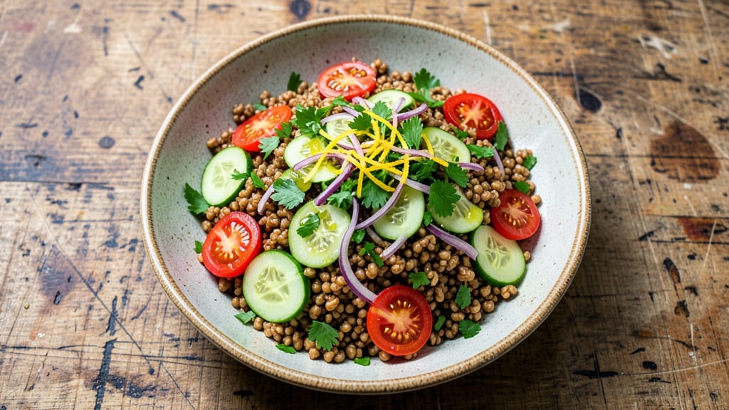 Cold Farro Salad Recipe: Nutty Grain and Bright Herb Harmony