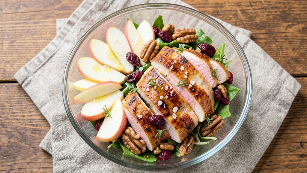 Chicken Cranberry Apple Walnut Salad Recipe: Sweet-Savory Balance in 20 Minutes