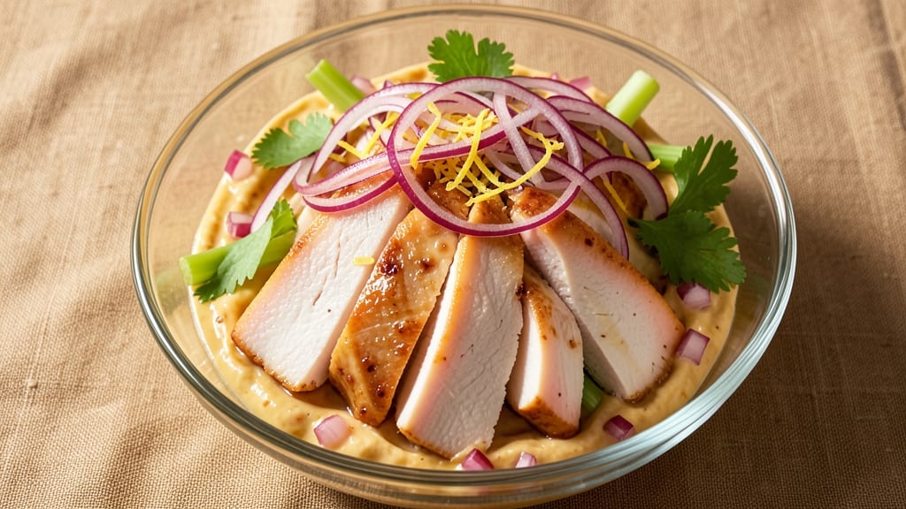 Chicken Salad Recipe With Dijon Mustard and Mayonnaise: Tangy Dijon Zing and Crunchy Celery Bite