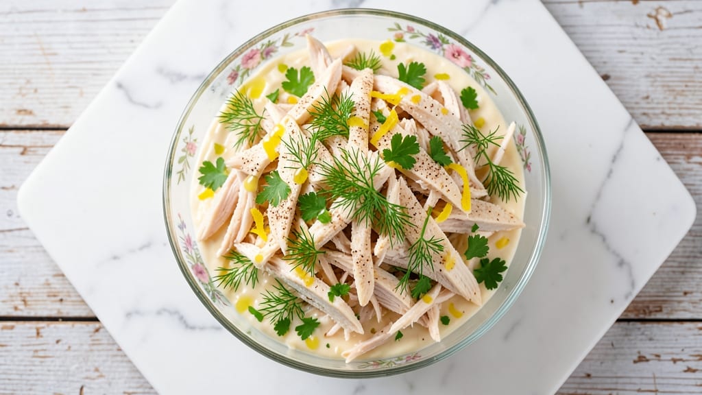 Chicken Salad Recipe With Garlic Powder: Savory Crunch and Herby Depth