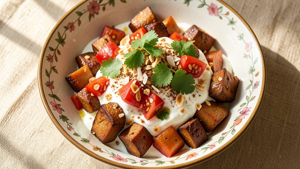 Sweet Potato Salad Recipe Indian: Warm Spiced Sweetness with Toasted Coconut Crunch