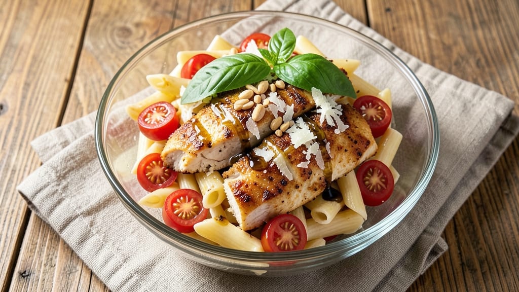 Chicken Parmesan Pasta Salad Recipe: Crispy Breadcrumbs Meet Creamy Tomato Twist
