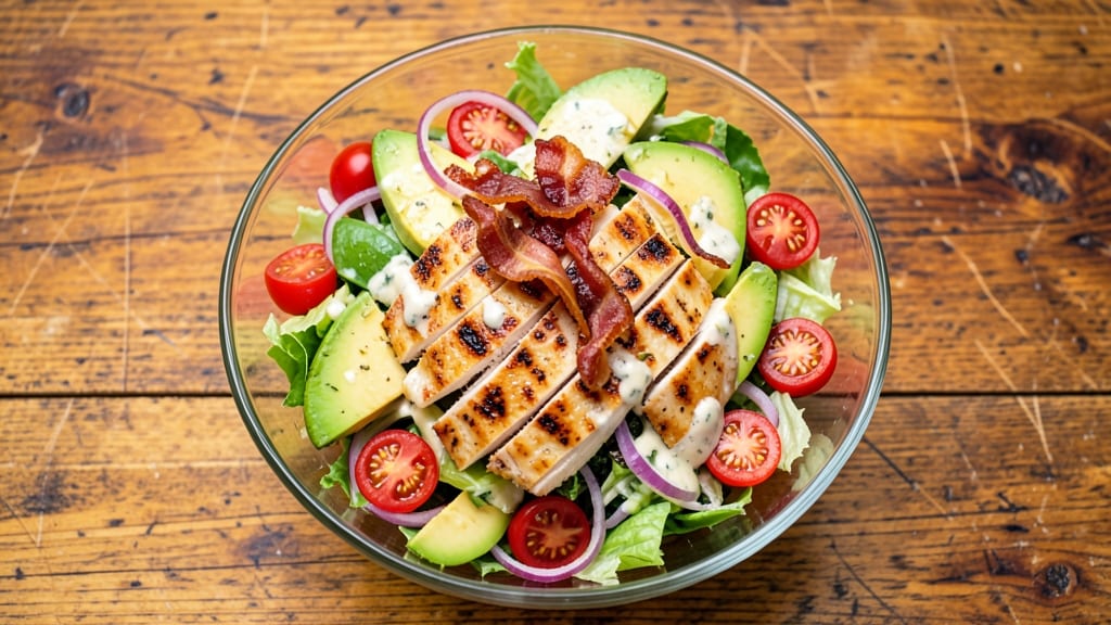 Chili's Southwestern Cobb Salad Recipe: Crisp Celery Crowns and Smoky Chipotle Cream Cheese Twist