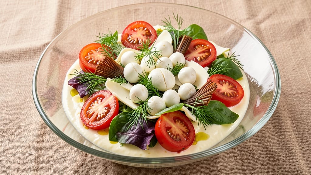 Casa D'Angelo Salad Recipe: Celery Crown Crunch and Herb Cream Cheese Fusion Without Mayo