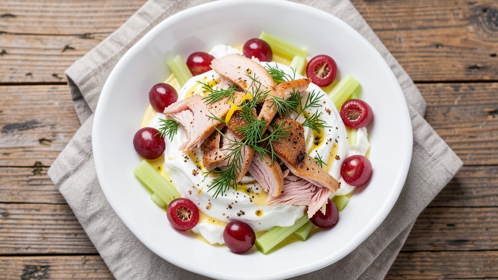 Chicken Salad Made With Greek Yogurt Recipe: Lightened-Up Crunch Without Mayo