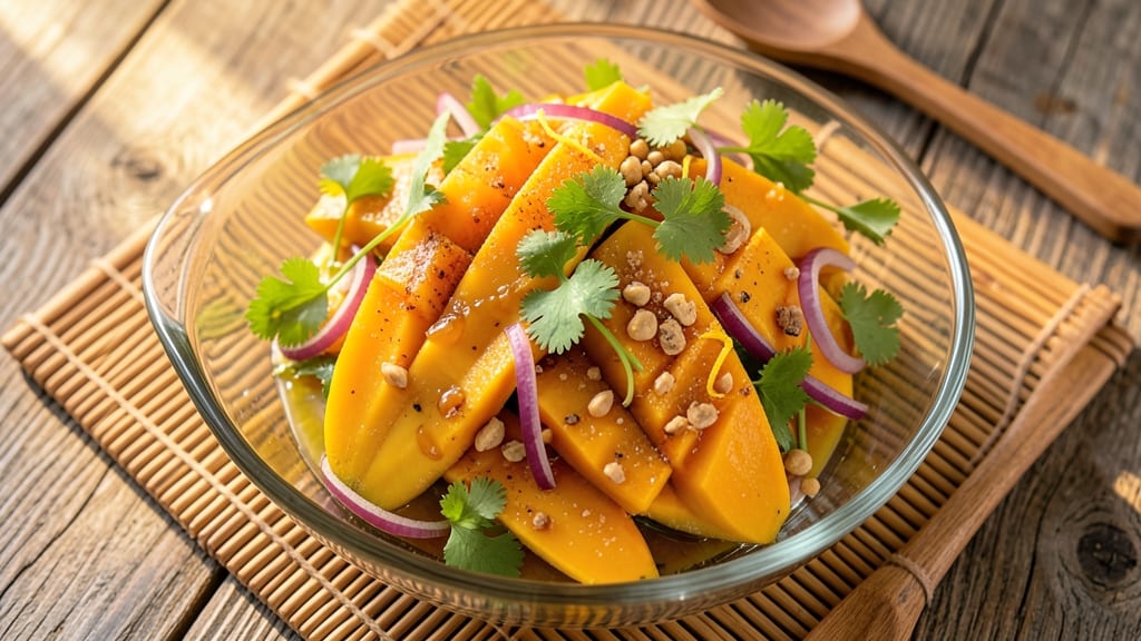 Chinese Mango Salad Recipe: Tropical Sweetness With Crispy Edges