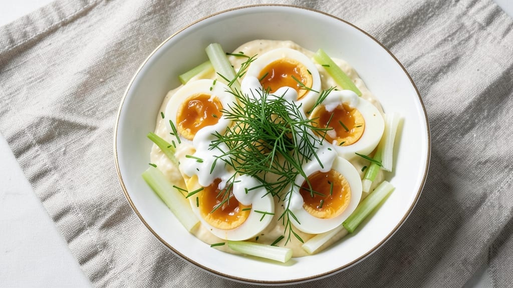 3 Egg Salad Recipe: Creamy Herb Cheese Base With Zero Mayo