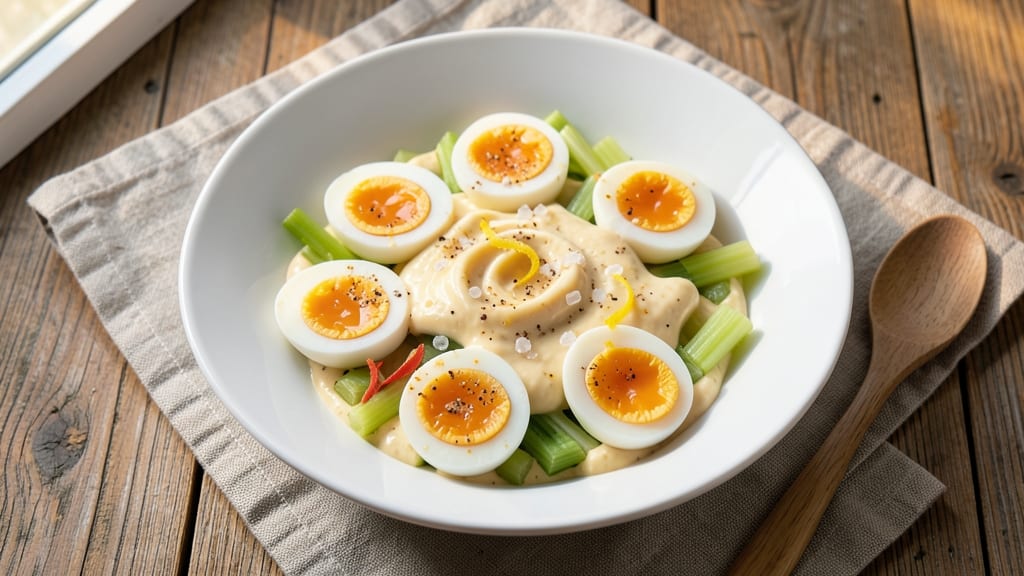 Trader Joe's Egg Salad Recipe: Crisp Celery Crowns and Zero-Mayo Creaminess