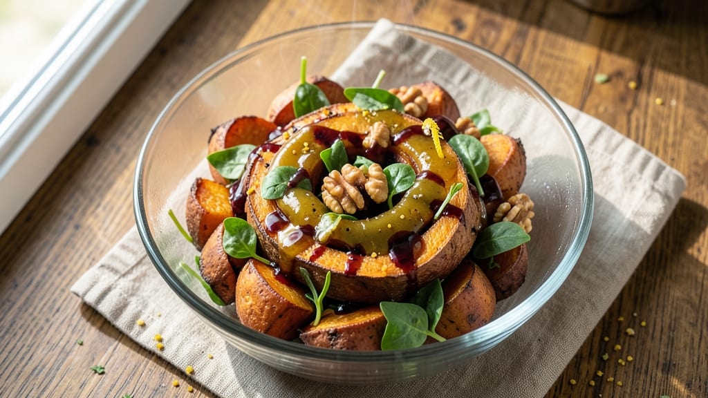 Whole Foods Sweet Potato Salad Recipe: Roasted Sweet Potatoes Meet Tangy Maple-Glazed Crunch