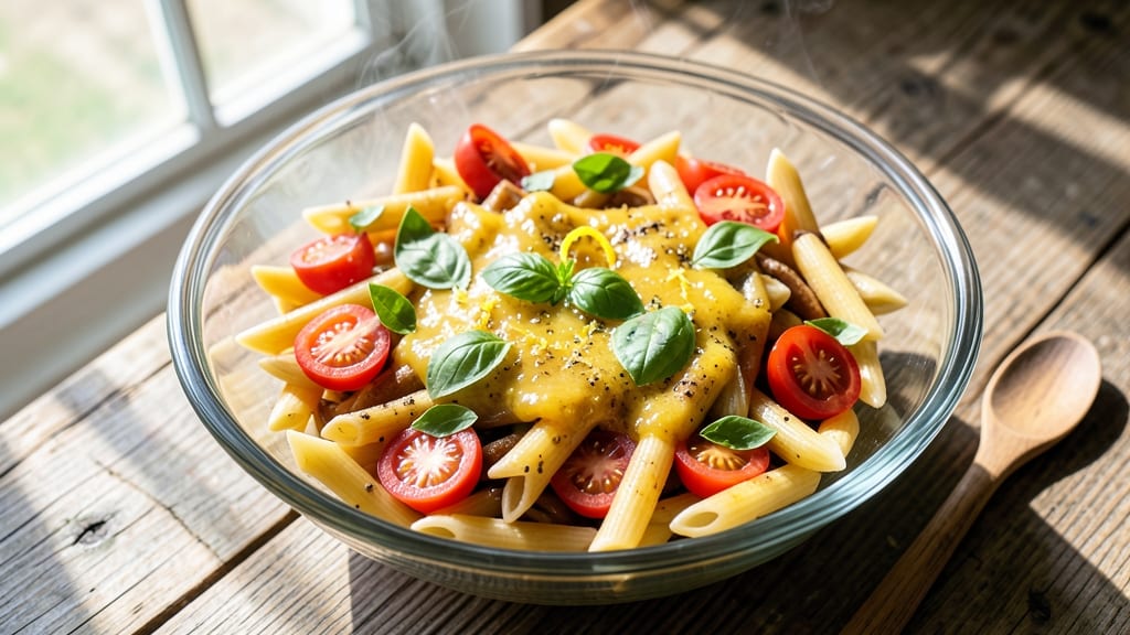 Citrus Pasta Salad Recipe: Zesty Lemon-Orange Twist With Crunchy Herb Croutons