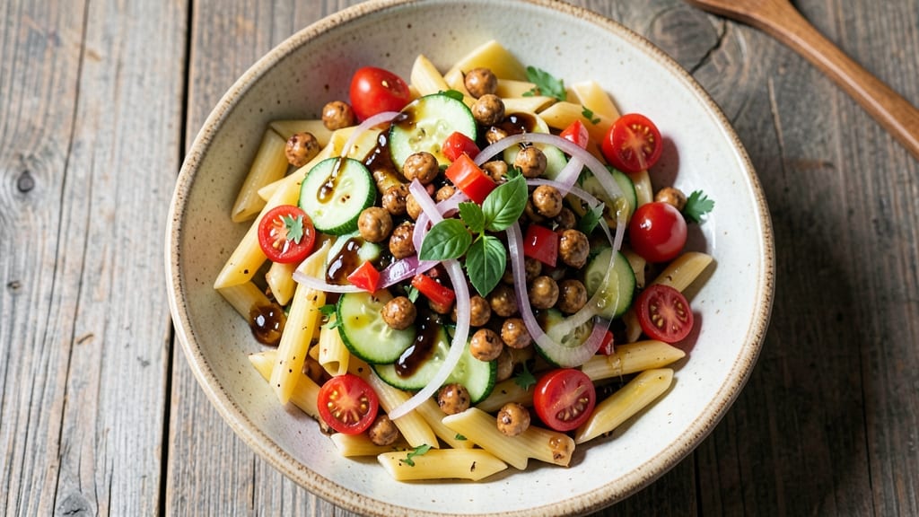 Vegan Pasta Salad Recipe With Balsamic Vinegar: Bright, Tangy Twist for Picnic Perfection