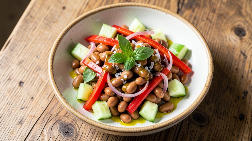 White Kidney Bean Salad Recipe: Protein-Packed Picnic Crunch Without Mayo