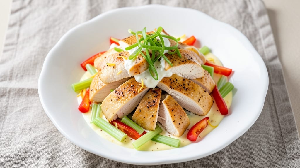 Chin Chin Chicken Salad Recipe: Crisp Celery Crowns and Zero-Mayo Cream Cheese Twist
