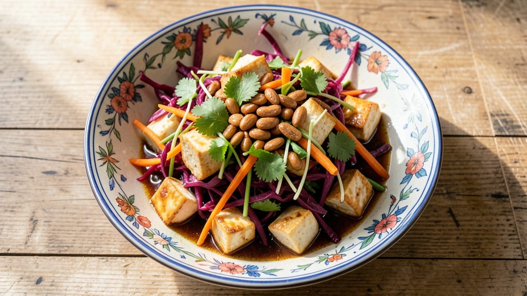 Vegan Thai Salad Recipe: Tangy Lime and Toasted Peanut Crunch