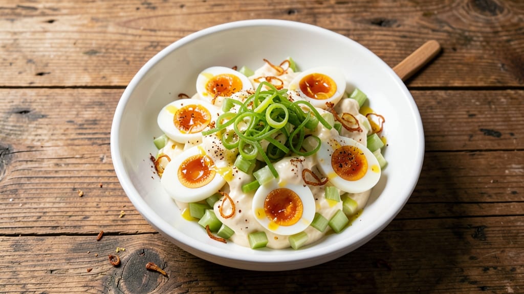 Chopped Egg Salad Recipe: Crisp Celery Crowns and Zero-Mayo Creaminess