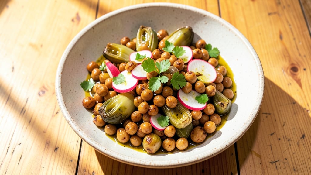 Chickpea and Artichoke Salad Recipe: Mediterranean Zing With Zero Mayo