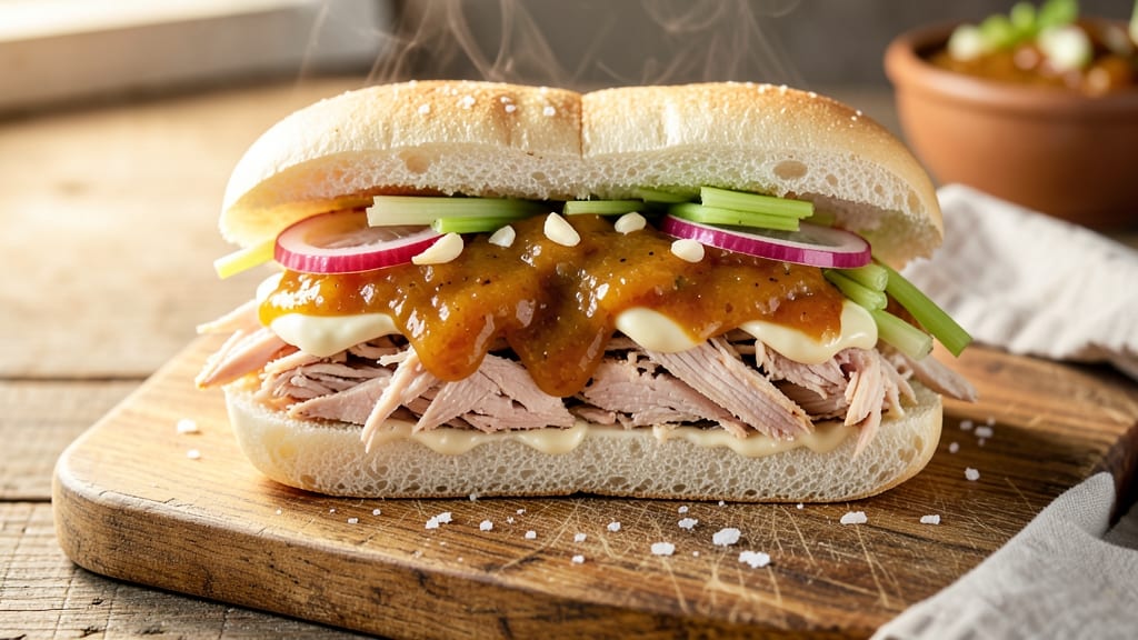 Chicken Salad Sandwich Filipino Recipe: Crunchy Celery and Creamy Atchara Twist
