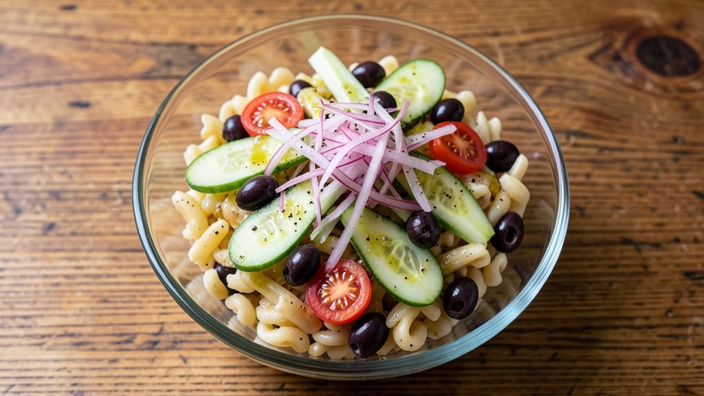 Acini Di Pepe Salad Recipe: Crisp Celery Crowns and Peppery Herb Cheese Twist