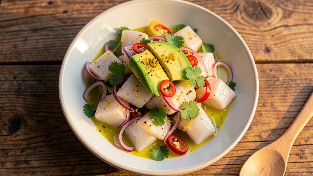 Ceviche Salad Recipe: Bright Citrus-Marinated Fish with Crisp Veggies