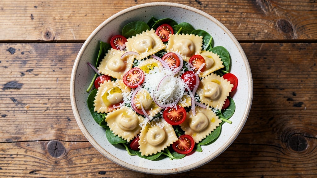 Cheese Ravioli Salad Recipe: Chilled Pasta Twist With Al Dente Bites