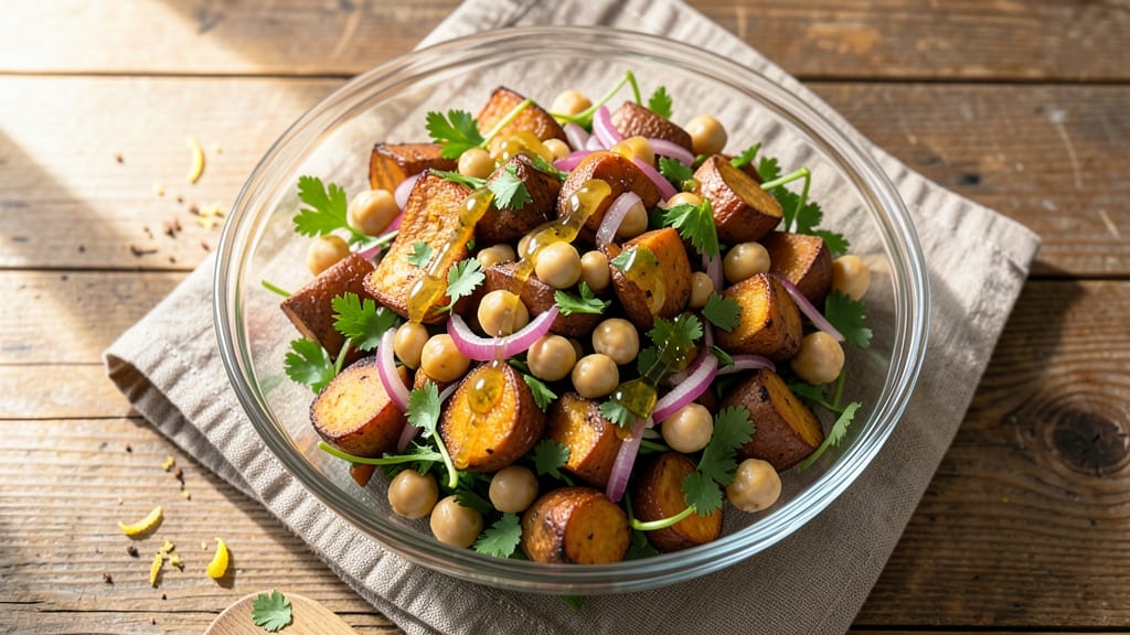 Sweet Potato Salad Recipe Healthy: Bright, Spiced, and Protein-Packed Picnic Perfection