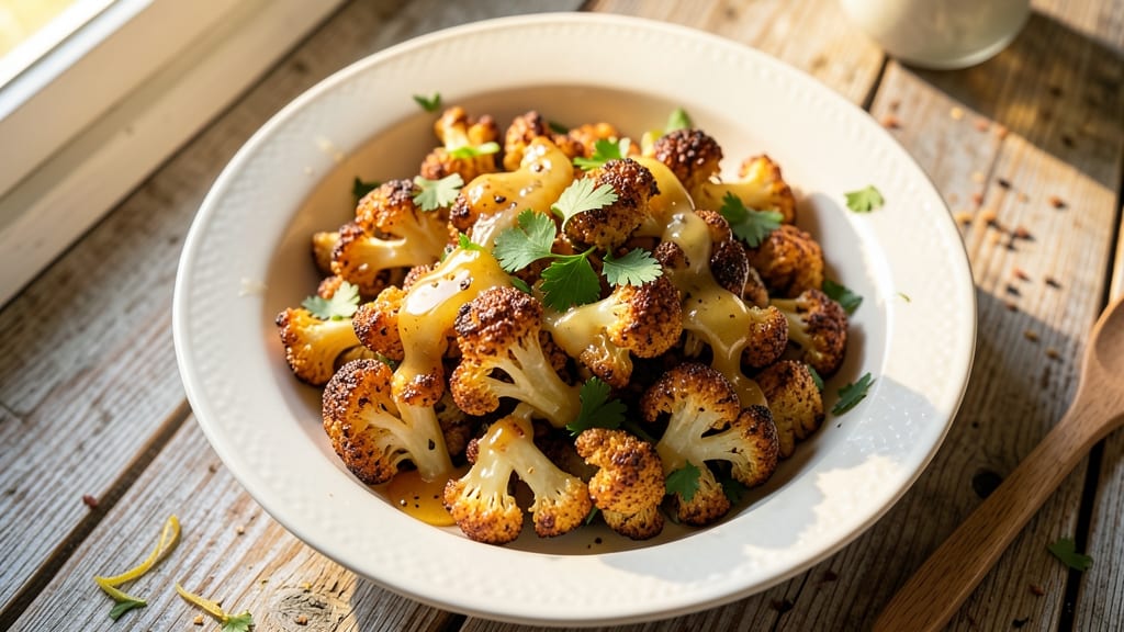 Cauliflower Crunch Salad Recipe: Crispy Roasted Florets and Zesty Herb Dressing