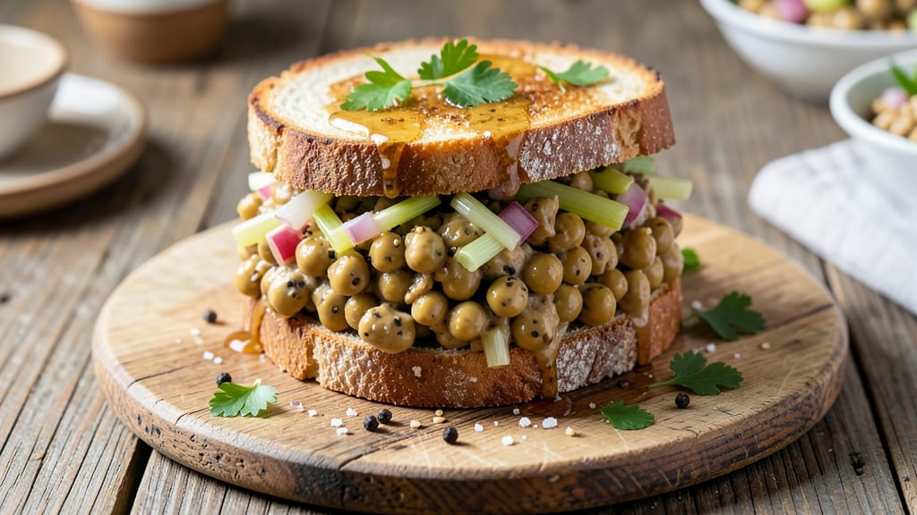 Chickpea Salad Sandwich Recipe: NYT-Inspired Crunch With Zero Mayo