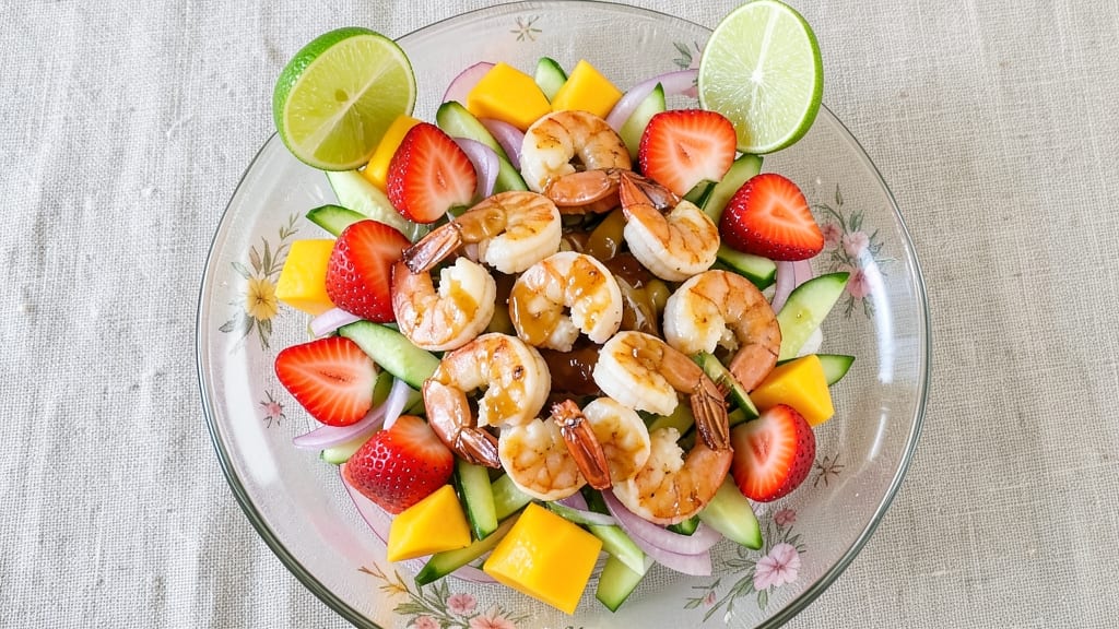 Chinese Prawn and Fruit Salad Recipe: Sweet-Spicy Balance in 15 Minutes