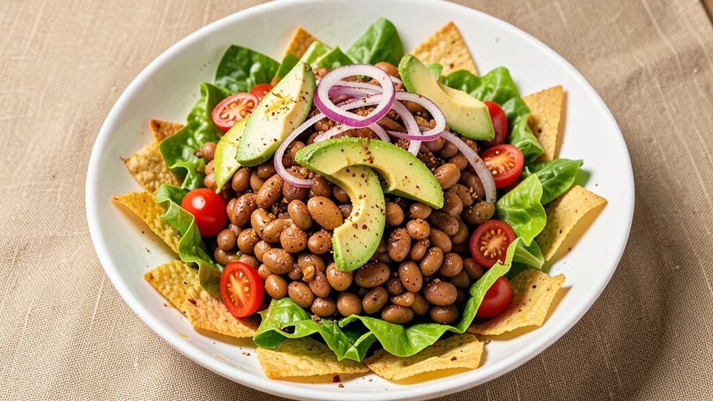 Taco Salad Recipe With Kidney Beans: Crunchy Bean-Packed Fiesta in 25 Minutes