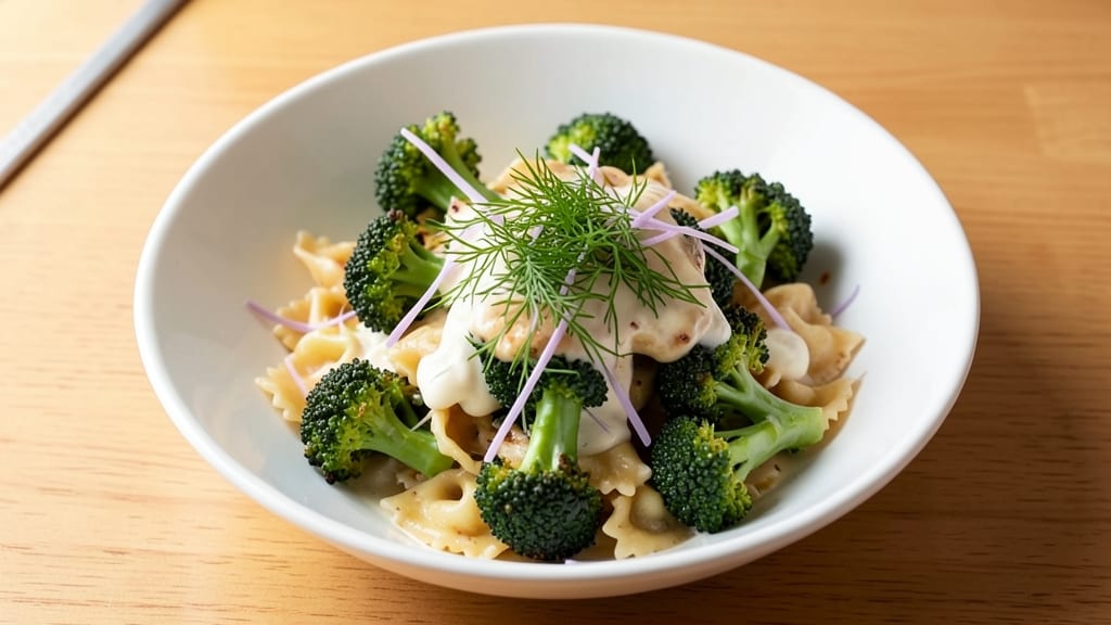 CCC Broccoli Pasta Salad Recipe: Crisp Broccoli Crowns and Creamy Herb Dressing Fusion