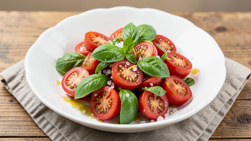 Cherry Tomato Basil Salad Recipe: Bright, Bursting Flavors in 10 Minutes