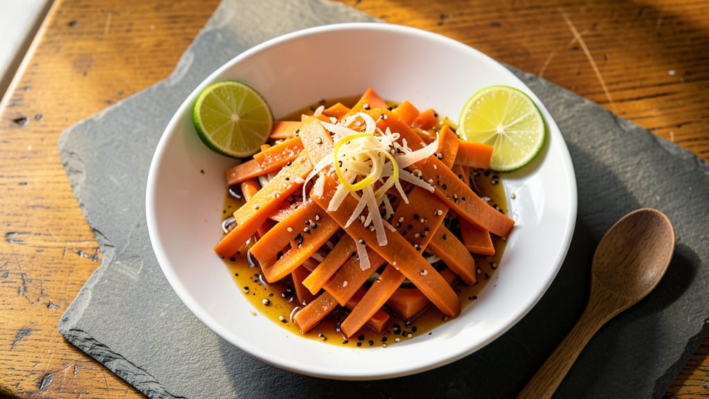 Chinese Carrot Salad Recipe: Crunchy Ginger-Lime Zing in 15 Minutes