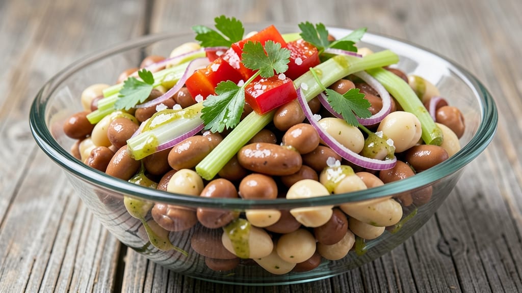 Triple Bean Salad Recipe: Three-Layered Crunch With Zero Mayo