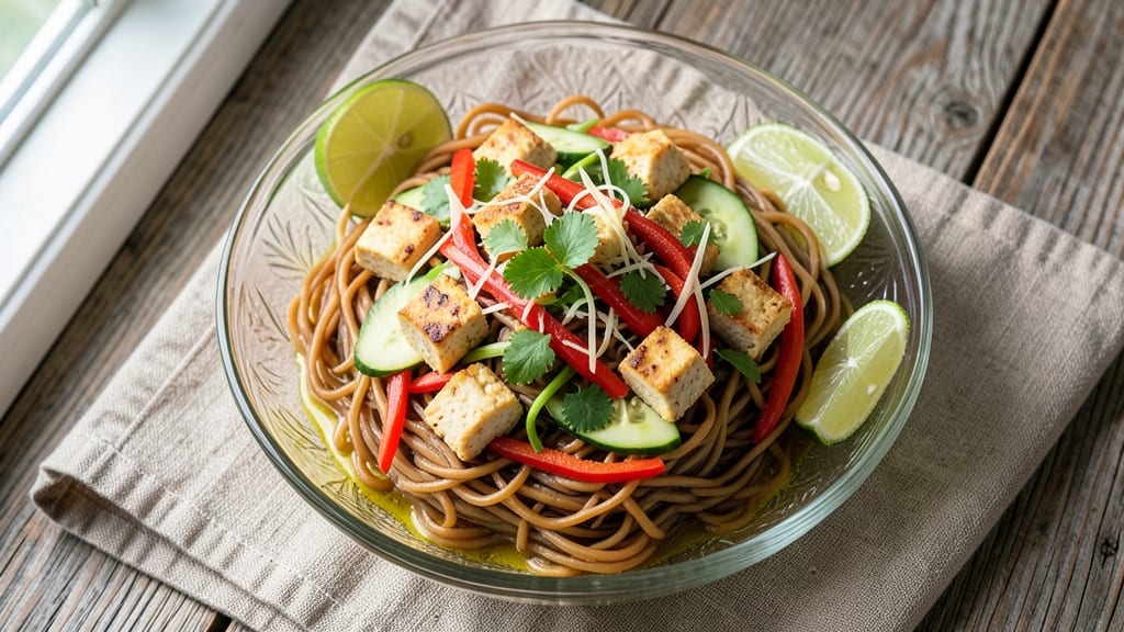 Vegan Noodle Salad Recipe: Zesty Lime and Herb Dressing That Stays Fresh for Days