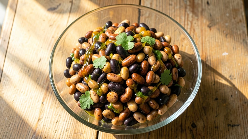Zonya Foco's Three Bean Salad Recipe: Bold Spice and Crunch Without Mayo