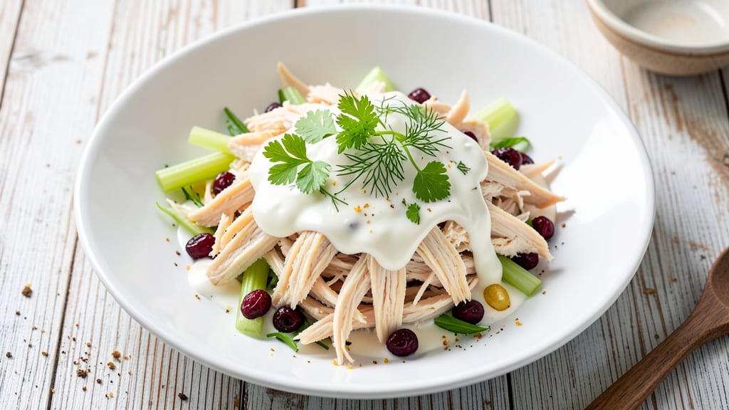 Chicken Salad Recipe With Greek Yogurt and Cranberries: Tart-Sweet Balance in 15 Minutes