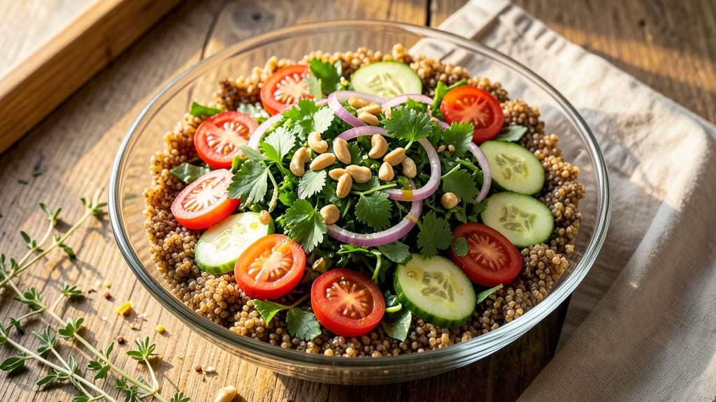 Vegan Tabbouleh Salad Recipe: Herb-Packed Brightness with Crunchy Parsley Stars