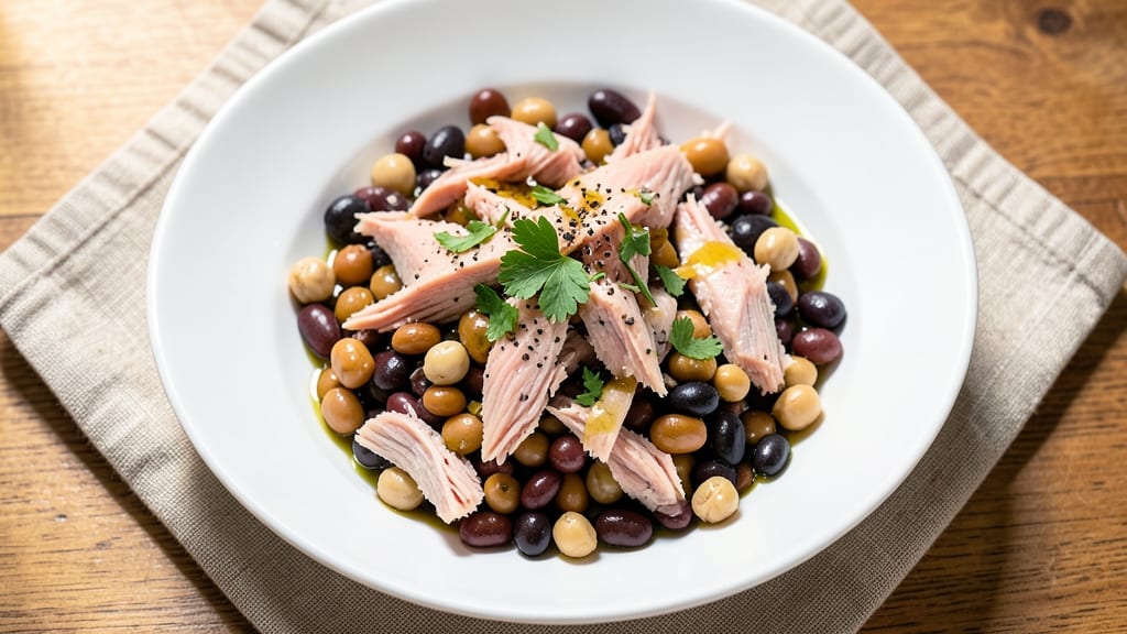 Tuna and 3 Bean Salad Recipe: Protein-Packed Picnic Crunch