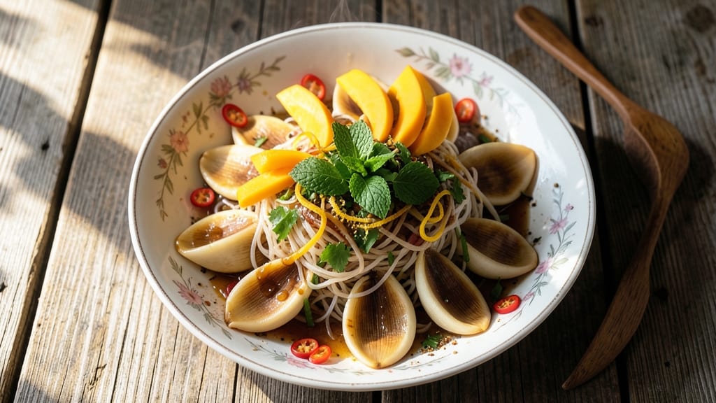Vietnamese Banana Blossom Salad Recipe: Fragrant Petals and Crunchy Mango Harmony
