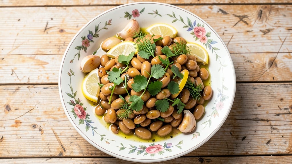 Turkish White Bean Salad Recipe: Herby Lemon and Olive Oil Brightness