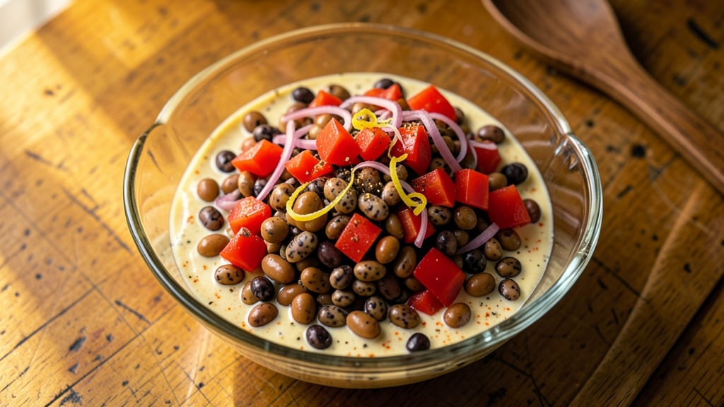 Three Bean Salad Recipe Paula Deen: Southern-Style Crunch and Creamy Herb Cheese Twist